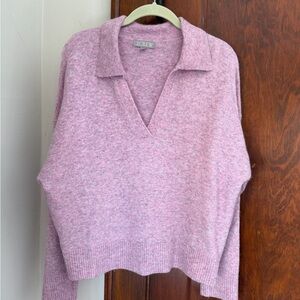 J. Crew Soft Pink V-Neck Sweater